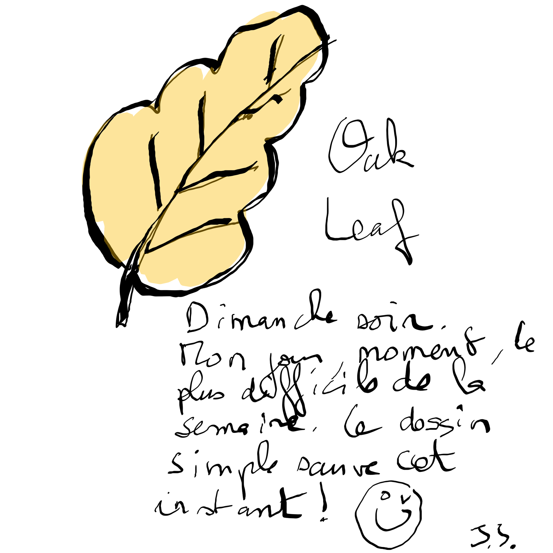 Je vous ai dit que je dessinais ?